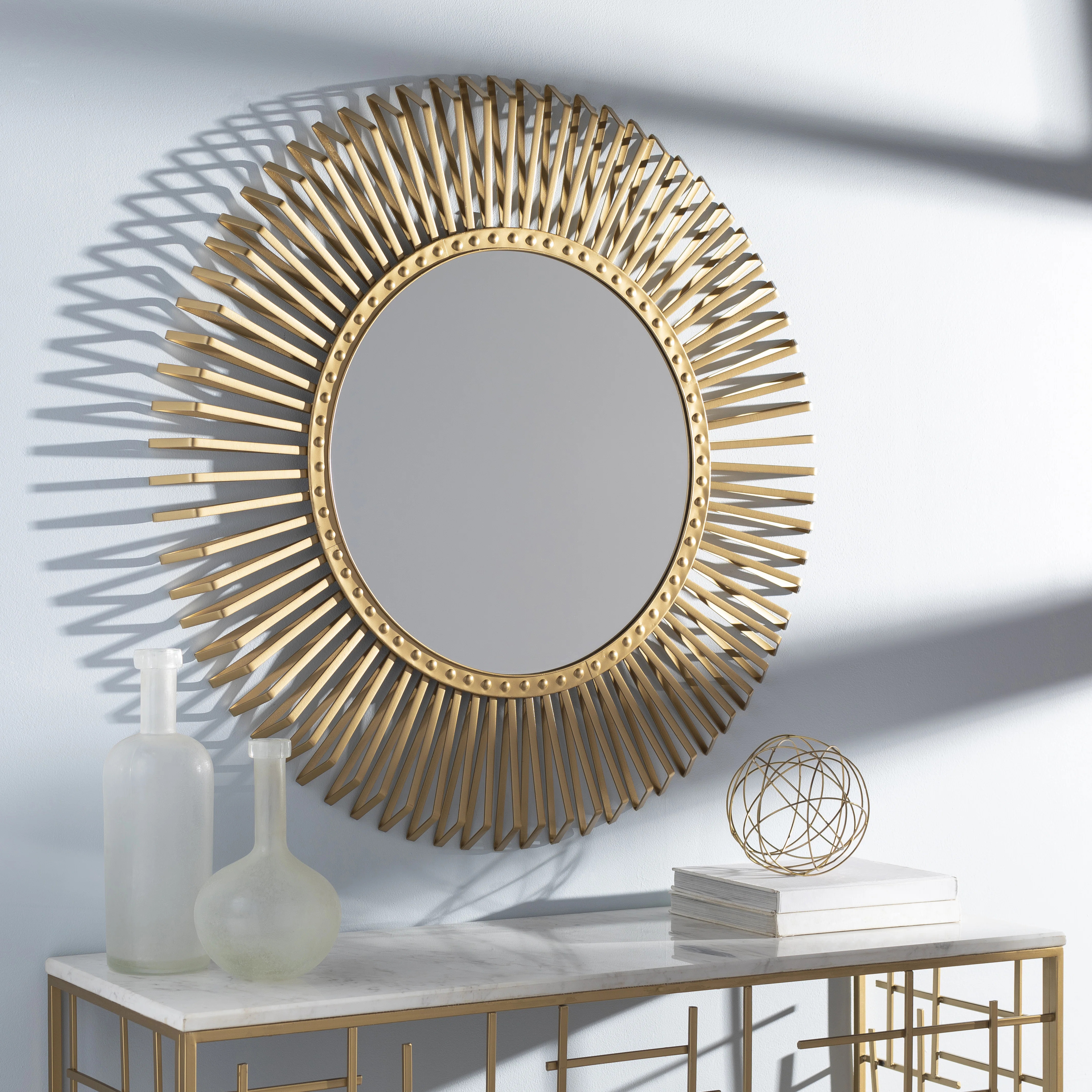 Melfa Metal Sunburst Mirror | Wayfair North America