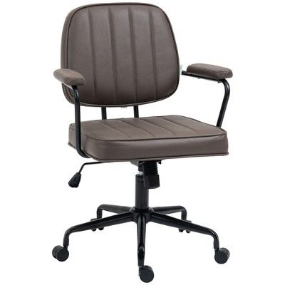 Vinsetto Home Office Chair, Microfiber Computer Desk Chair with Swivel Wheels, Adjustable Height,... | Target