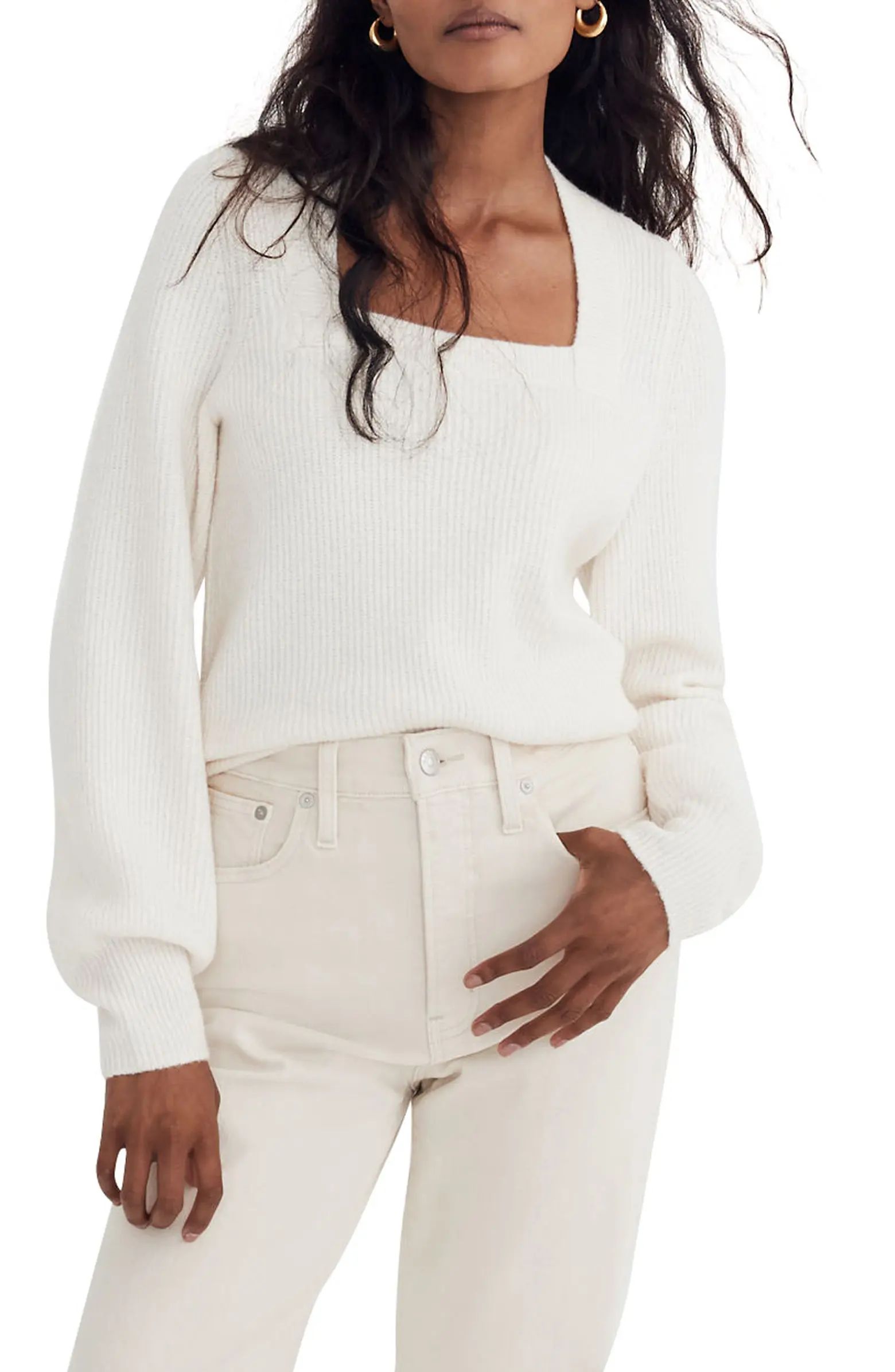 Melwood Square Neck Coziest Yarn Pullover Sweater | Nordstrom