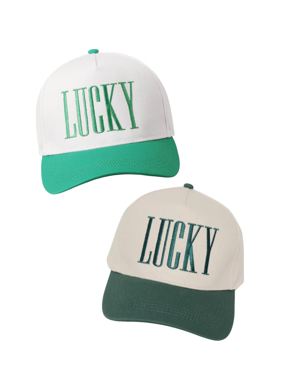 LUCKY St. Patty's Day Embroidered Trucker Hat - Etsy | Etsy (US)