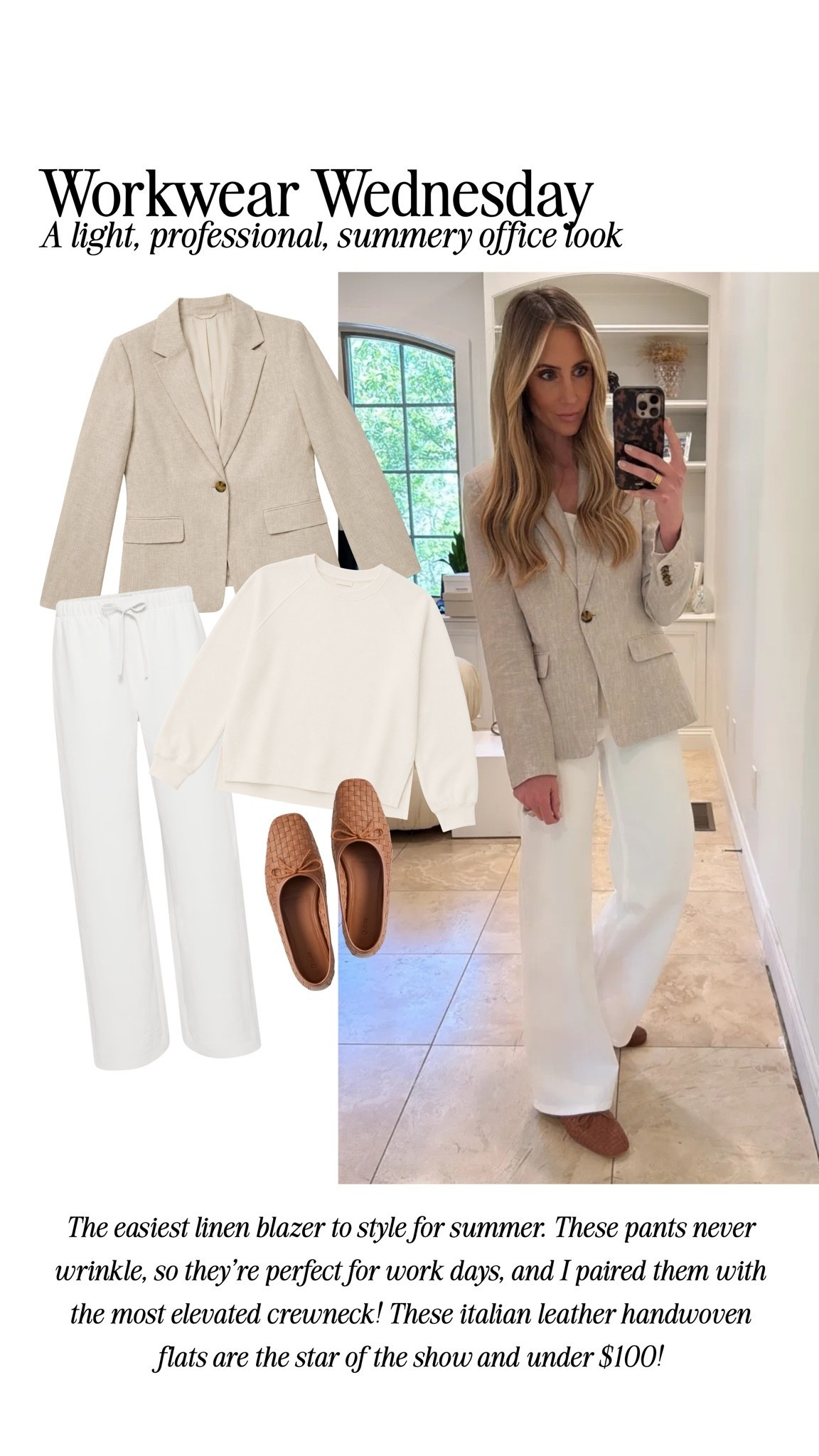 A light, professional, summery office look!! @Quince @Aritzia

#LTKWorkwear #LTKootd