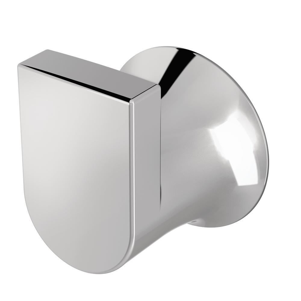 Genta Single Robe Hook in Chrome | The Home Depot
