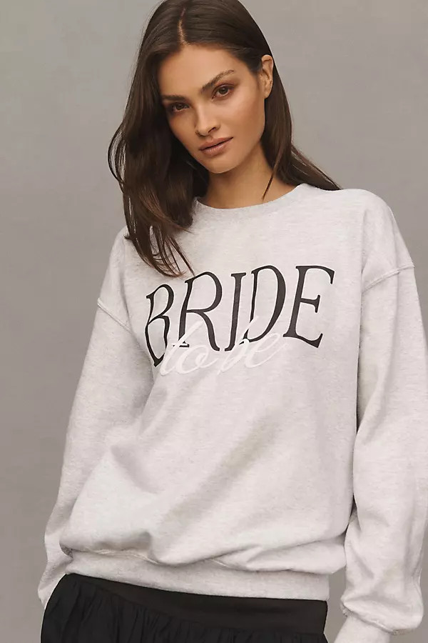 Bride-To-Be Crew Sweatshirt | Anthropologie (US)
