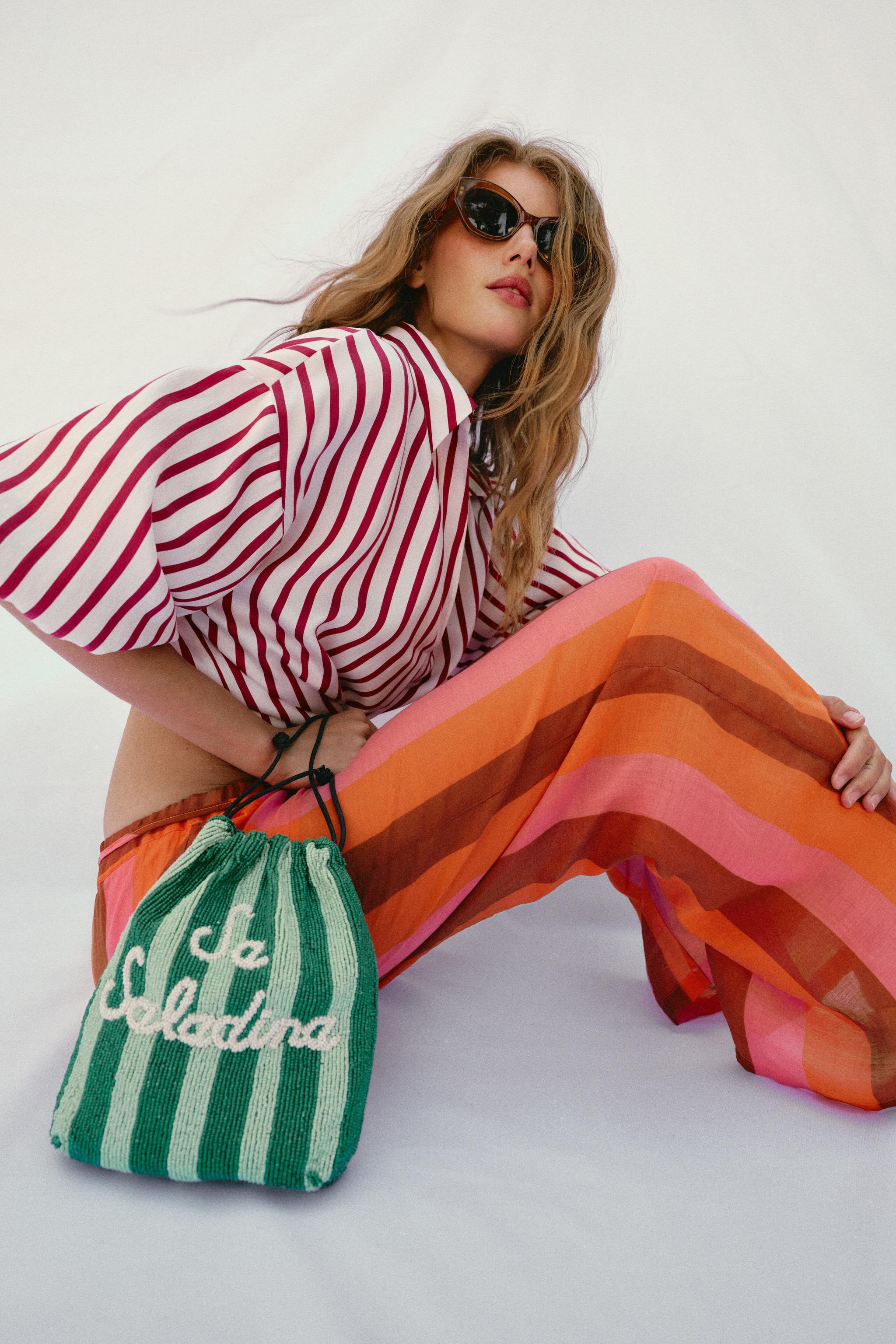BEADED BUCKET BAG | Zara UK