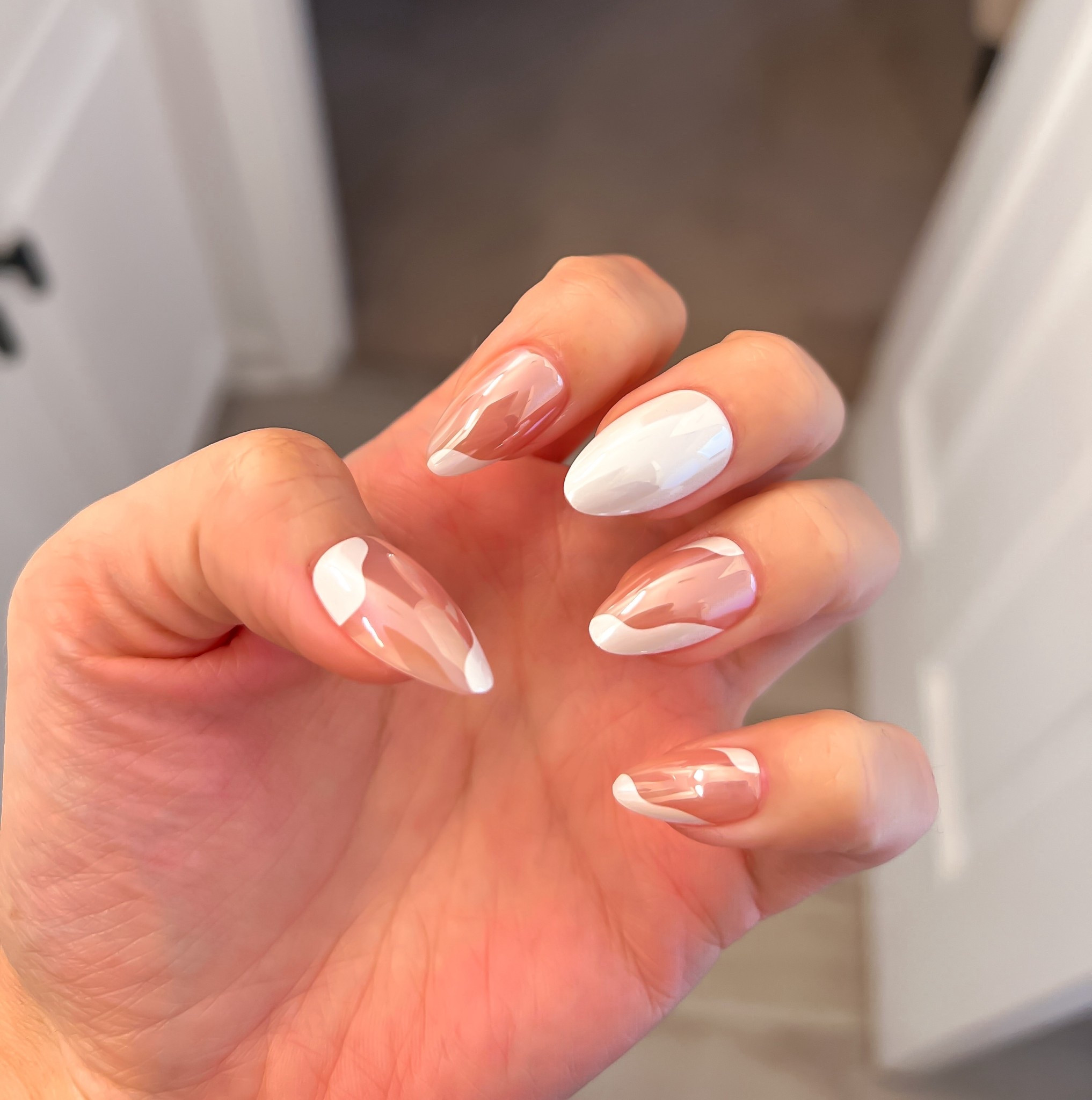 Pressed on nails at home. White chrome nails. Best nail prep.

#LTKBeauty #LTKFindsUnder50 #LTKStyleTip
