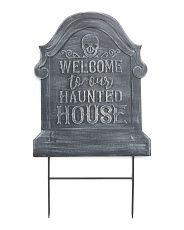 26in Skull Tombstone Yard Sign Stake | Marshalls
