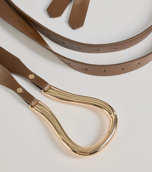 Trendy Silhouette Loop Buckle Wrap Belt | Windsor Stores