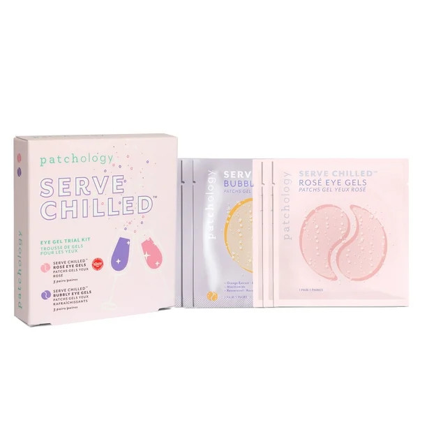 Patchology SERVE CHILLED Eye Gel Trial Kit, 6 pairs/Box - Walmart.com | Walmart (US)