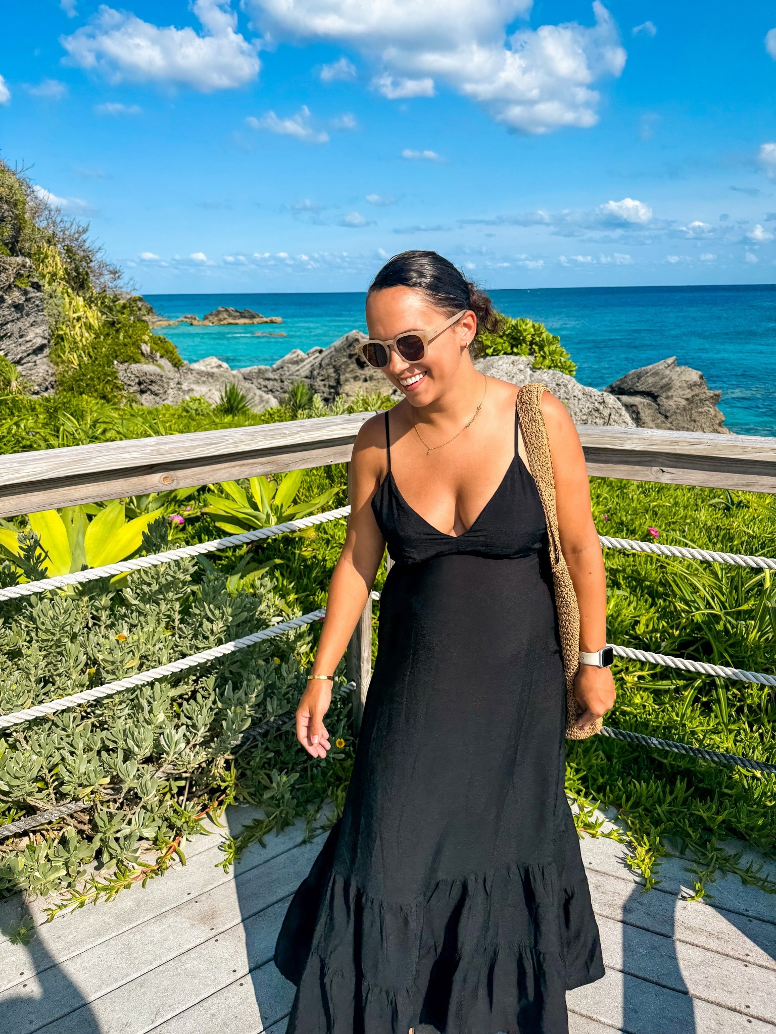 This is such a flattering bump friendly babymoon dress! I will be wearing it postpartum as well!

#LTKTravel #LTKFindsUnder50 #LTKBump