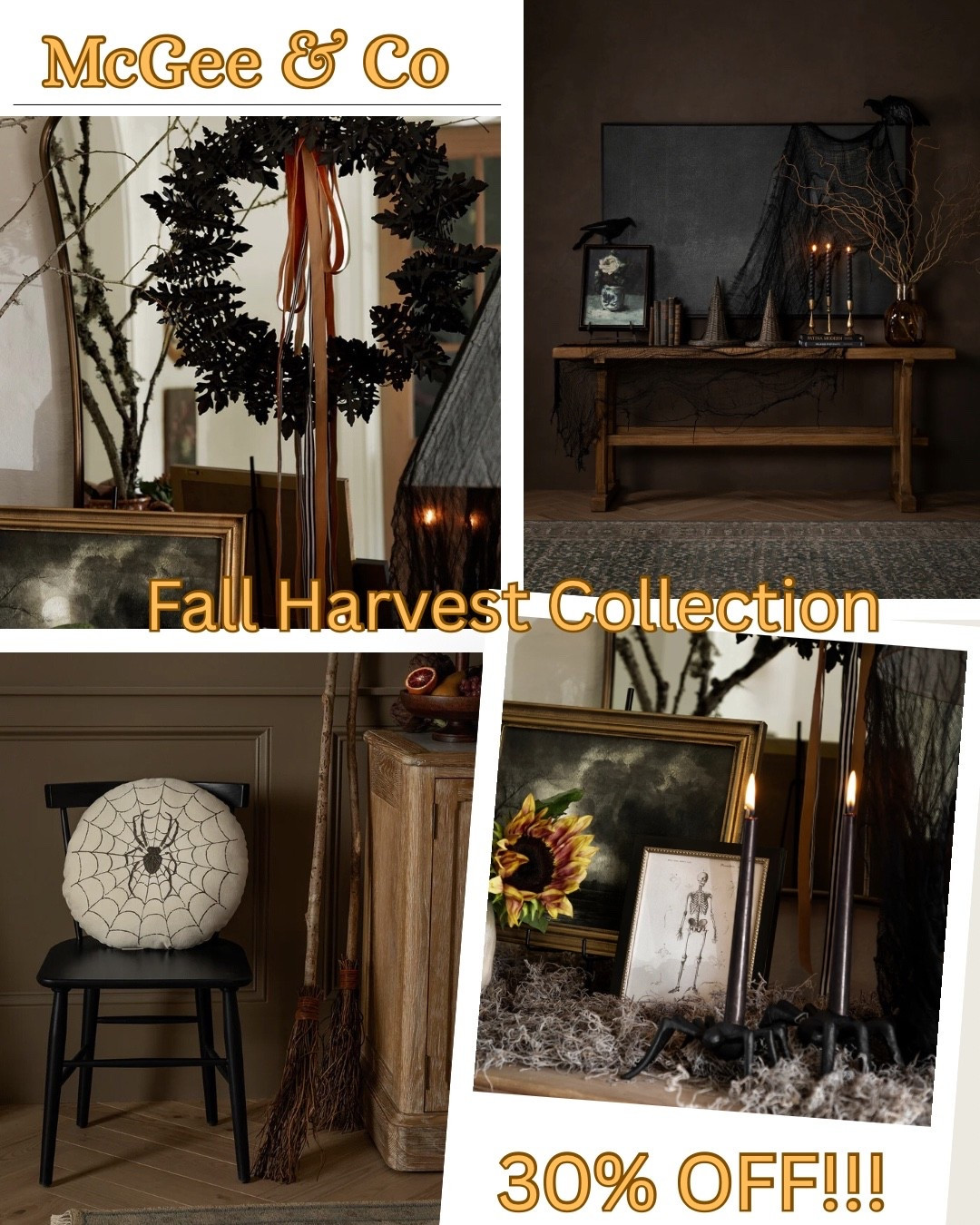 McGee & Co 30% OFF Fall Harvest Collection!!

#LTKSeasonal #LTKHalloween #LTKFamily