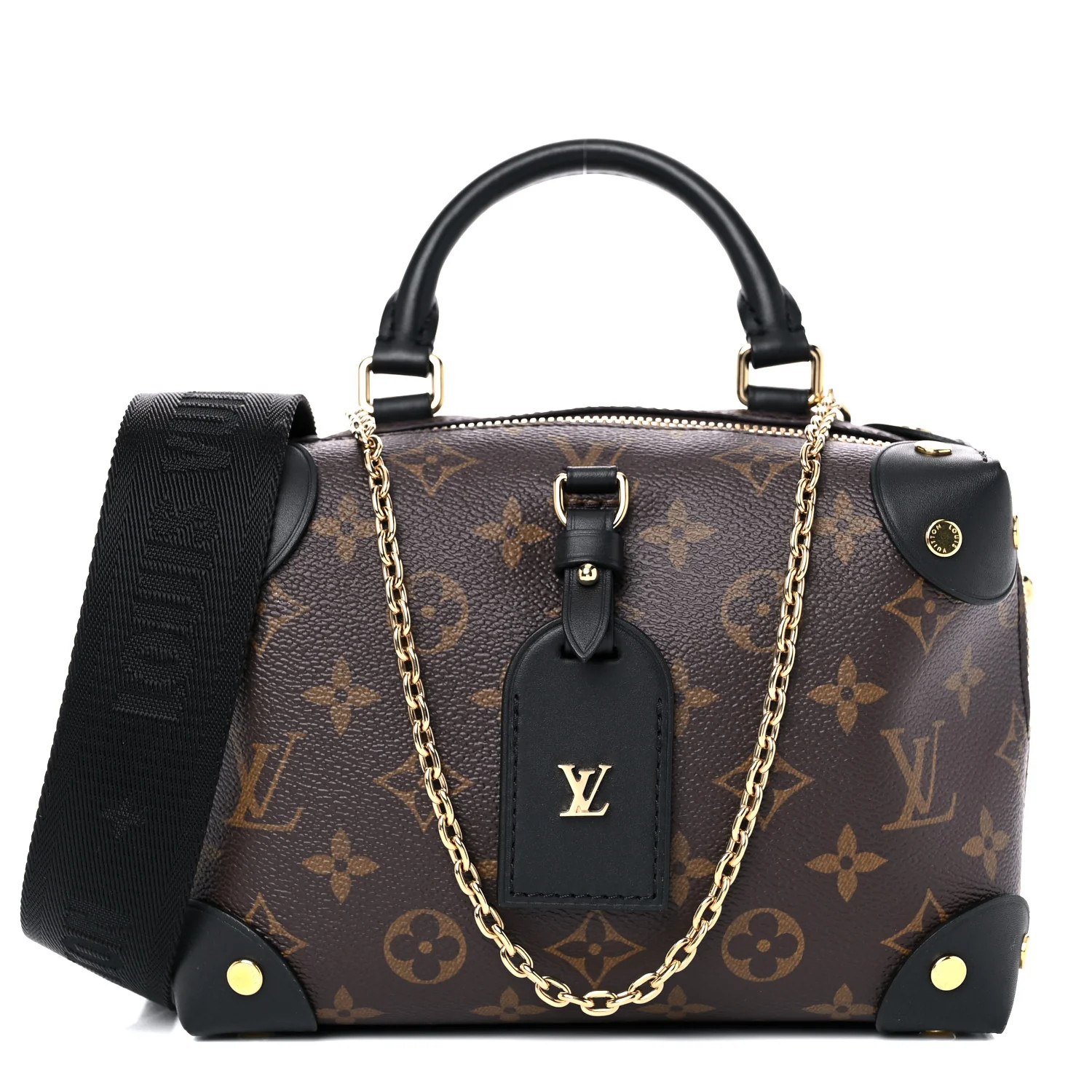 LOUIS VUITTON Monogram Petite Malle Souple Black | FASHIONPHILE | Fashionphile