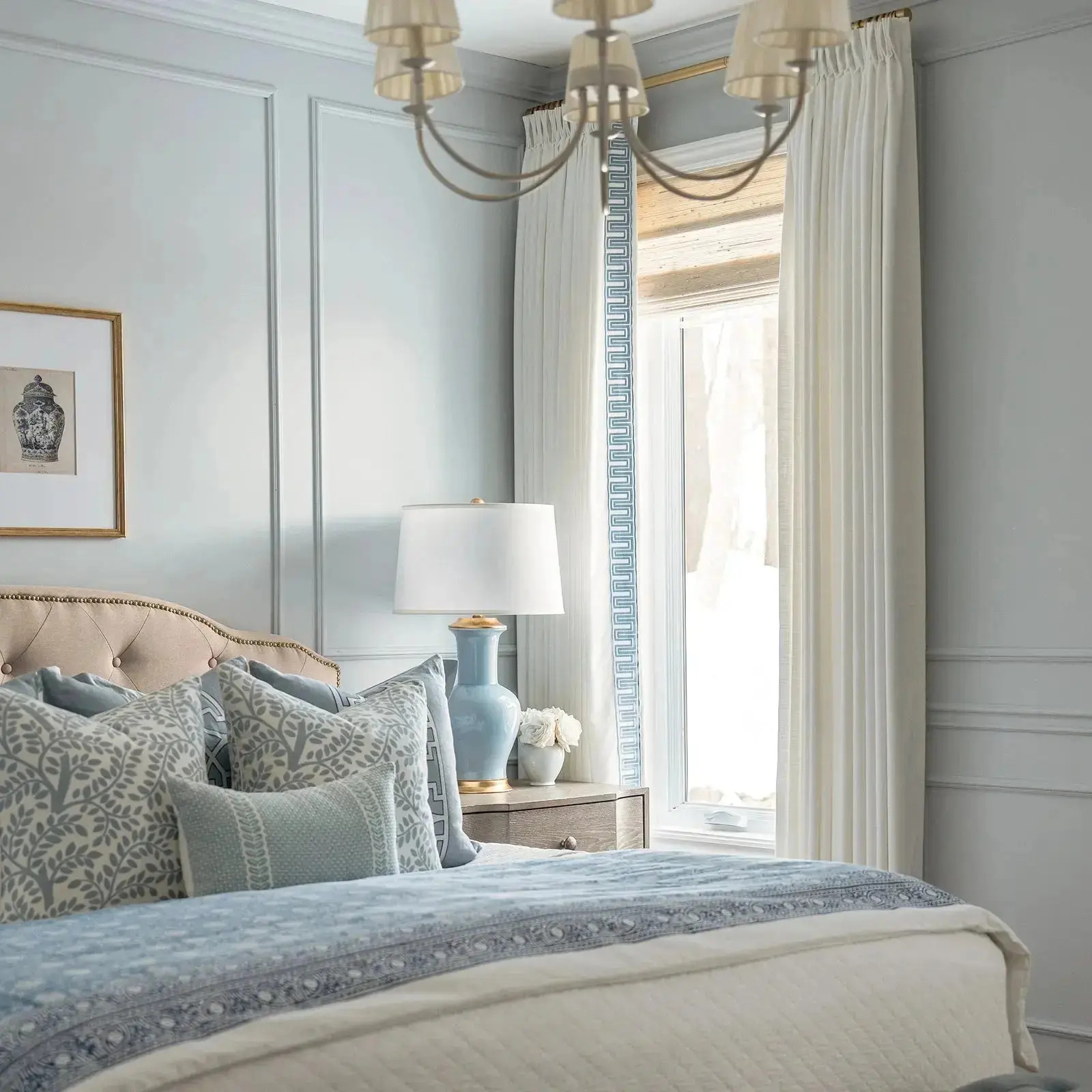 Custom Curtains with Trim Border(Sold per Pair) | TWOPAGES