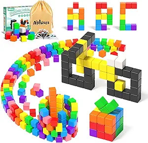 54 PCS Magnetic Blocks, Magnetic Building Blocks for Toddlers 3+, Montessori Toys, Magnet Cubes, ... | Amazon (US)