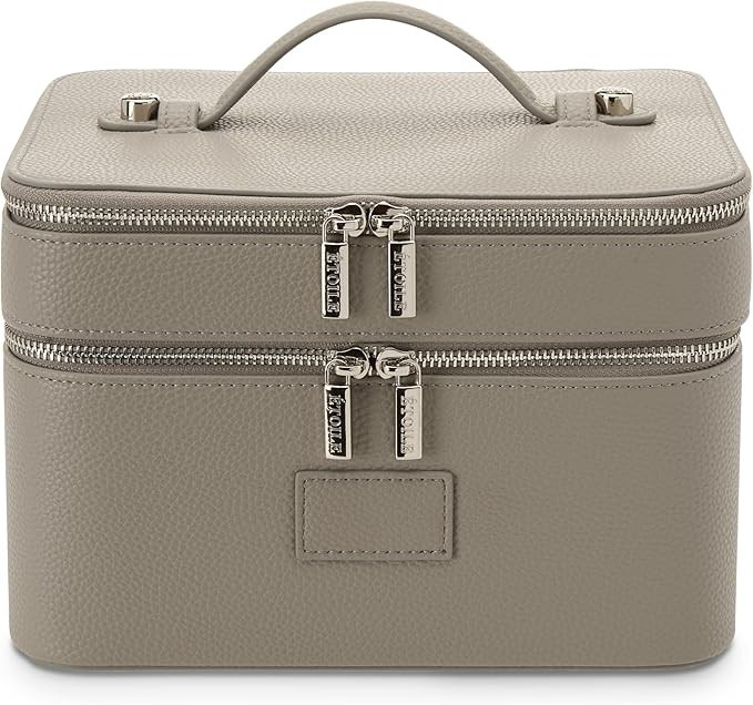 ETOILE - Duo Vanity Case Pebble - Large Functional Travel Makeup Bag Organizer with Removable Div... | Amazon (US)