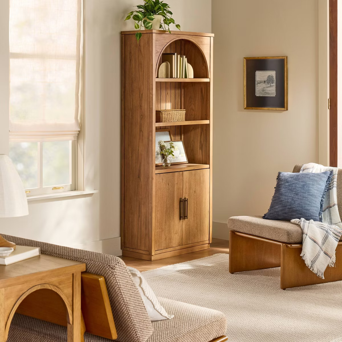 Arch Bookshelf with Doors - Hearth & Hand™ with Magnolia | Target