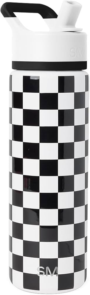 Simple Modern Water Bottle with Straw Lid | Vacuum Insulated Stainless Steel Metal | Reusable Lea... | Amazon (US)