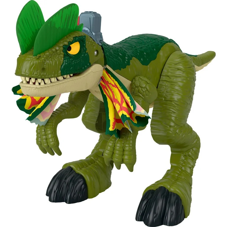 Imaginext Jurassic World Thrash Attack Dilophosaurus Dinosaur Toy with Lights & Sounds for Kids | Walmart (US)