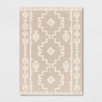 Outdoor Rug Tufted Cream - Opalhouse™ | Target