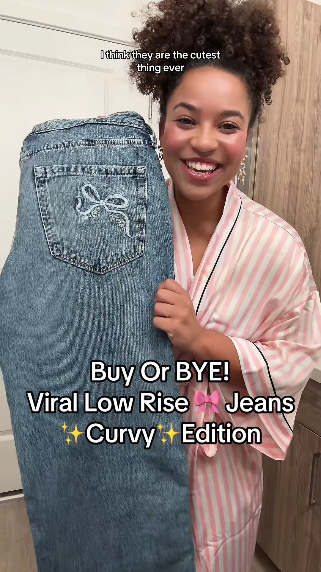 I sized up to a size 30 in these since I have thick thighs and wanted them to be baggy! I’m usually a size 28/29!!

These bow jeans are so flattering and they don’t gap in the back!! Woop woop!

I love how these are medium wash jeans. These are the perfect versatile fall jeans!! You can wear these as date night jeans or as an apple picking outfit these fall! These will work as winter jeans as well!! 🥹✨ 

Hollister bow jeans
fall jeans 
bow earrings
bow sweater
off the shoulder bow sweater  

#LTKSeasonal #LTKVideo #LTKMidsize