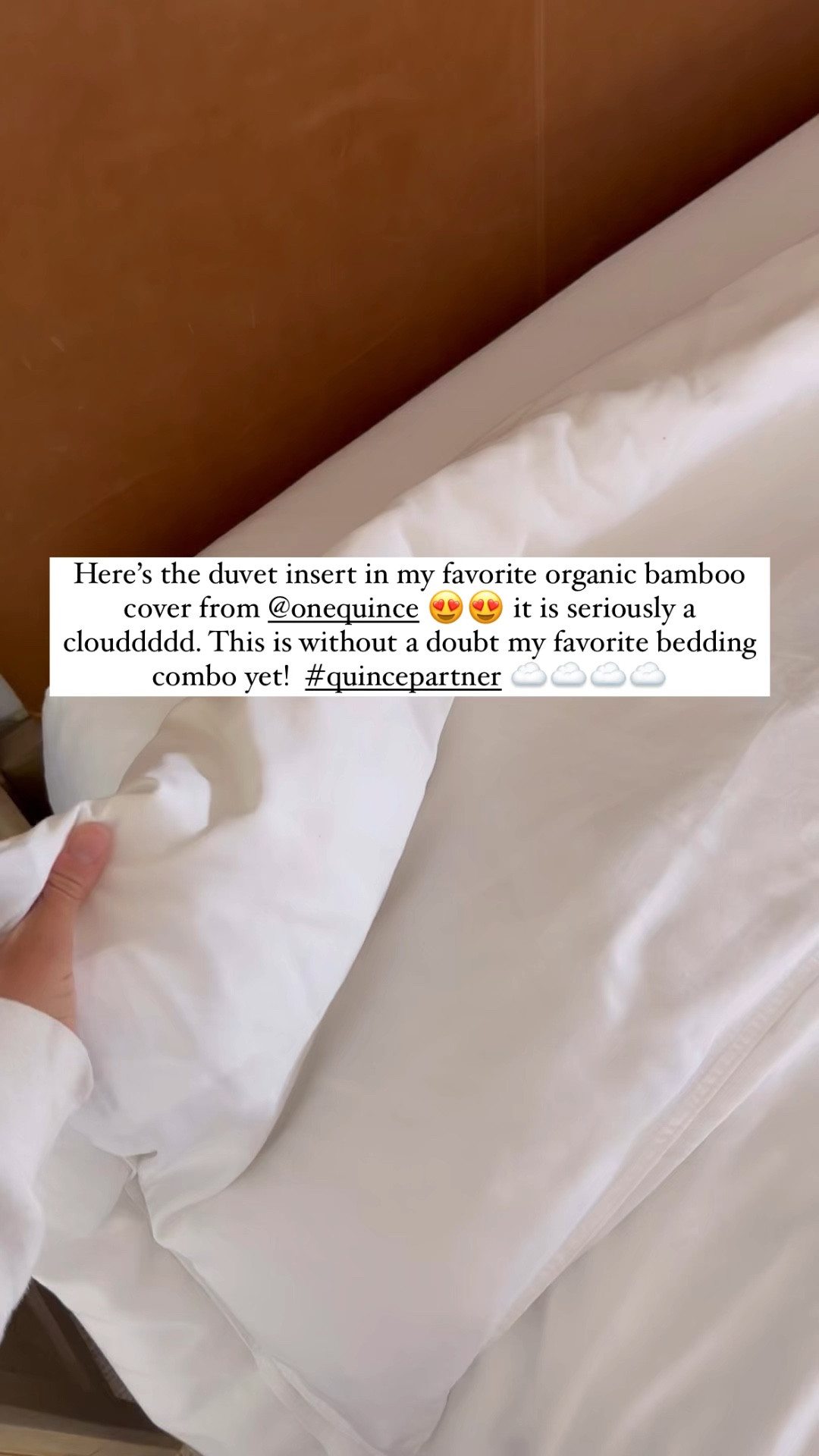 Here’s the duvet insert in my favorite organic bamboo cover from @onequince 😍😍 it is seriously a clouddddd. This is without a doubt my favorite bedding combo yet!  #quincepartner 

#LTKStyleTip #LTKSaleAlert #LTKHome