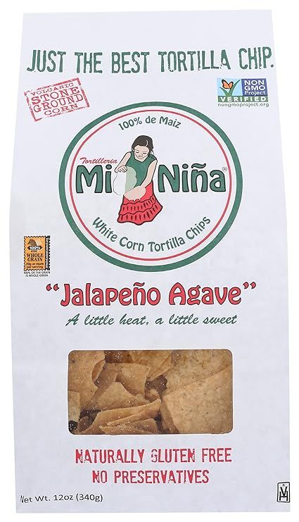 Mi Nina Jalapeno Agave Tortilla Chips, 12 oz | Amazon (US)