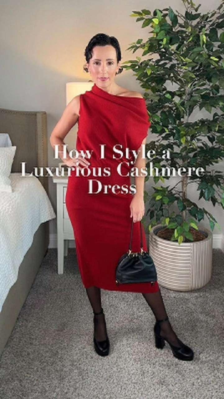 I love a truly luxurious sweater dress, and this 100% cashmere one is special. Wear it on or off the shoulder, cinch the waist just right, and never worry about undergarments showing. Warm, light, and zero itch for me — which says everything.
 

 #LTKHoliday #LTKgrwm #LTKootd
