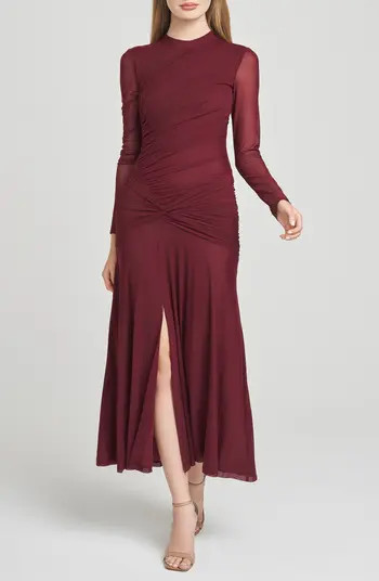 WAYF Selene Ruched Long Sleeve Dress | Nordstrom | Nordstrom