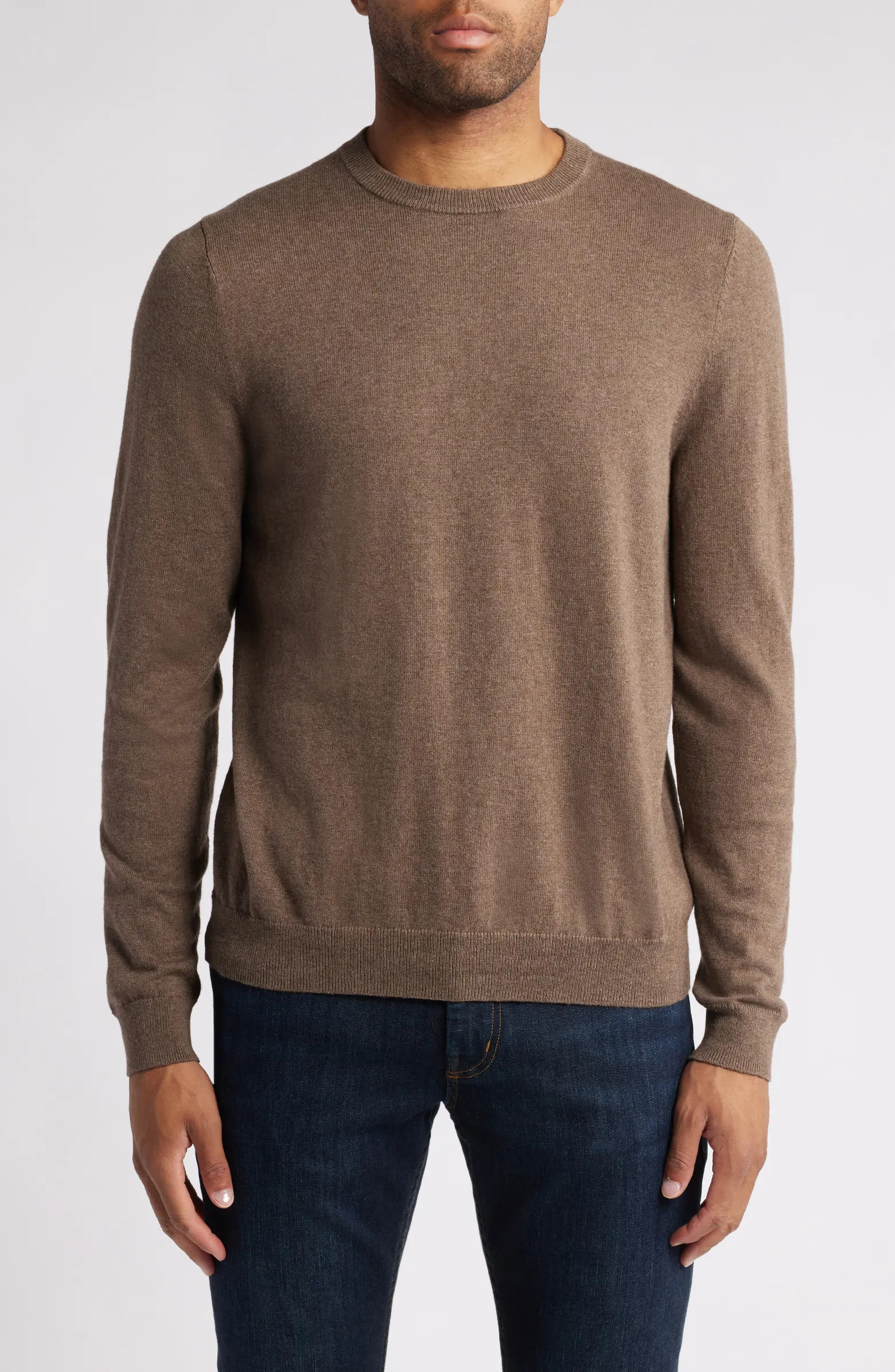 Cotton & Cashmere Crewneck Sweater | Nordstrom