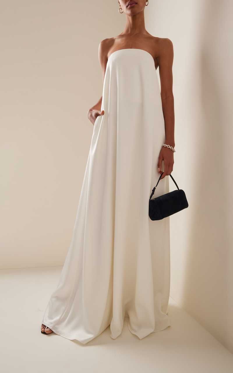 Delfina Strapless Midi Dress | Moda Operandi (Global)