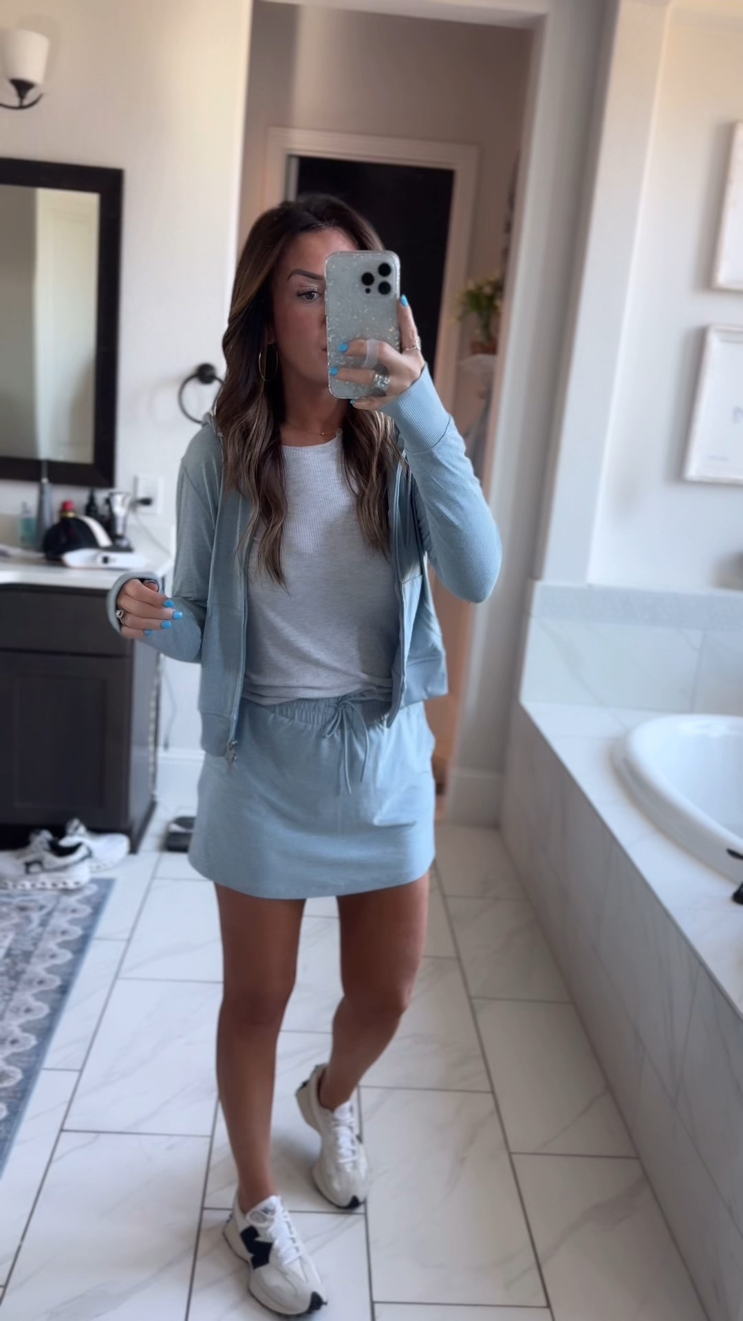 Wearing an XS in this jacket and skirt! This jacket also pairs well with the shorts by Walmart also! 

#LTKSaleAlert #LTKootd #LTKgrwm