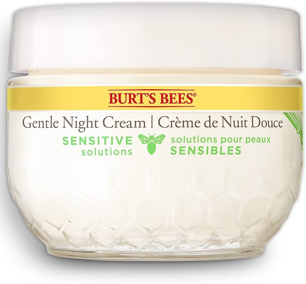BURT'S BEES Calming Night Cream with aloe and Rice milk,1.8 oz | Amazon (US)