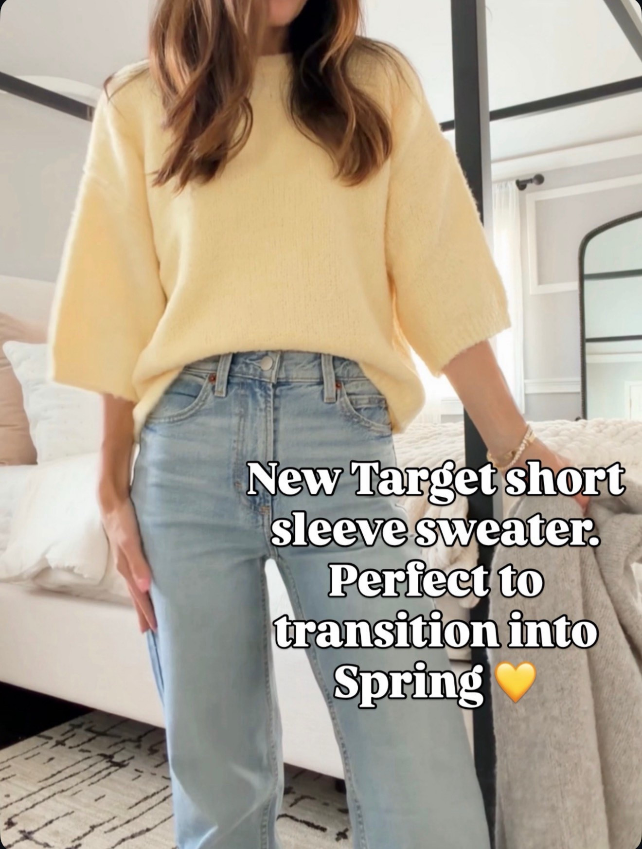 This new Target short-sleeve sweater is the easiest throw-on piece to transition into spring 💛 🔗⬇️

#LTKOver40 #LTKgrwm #LTKmomlife