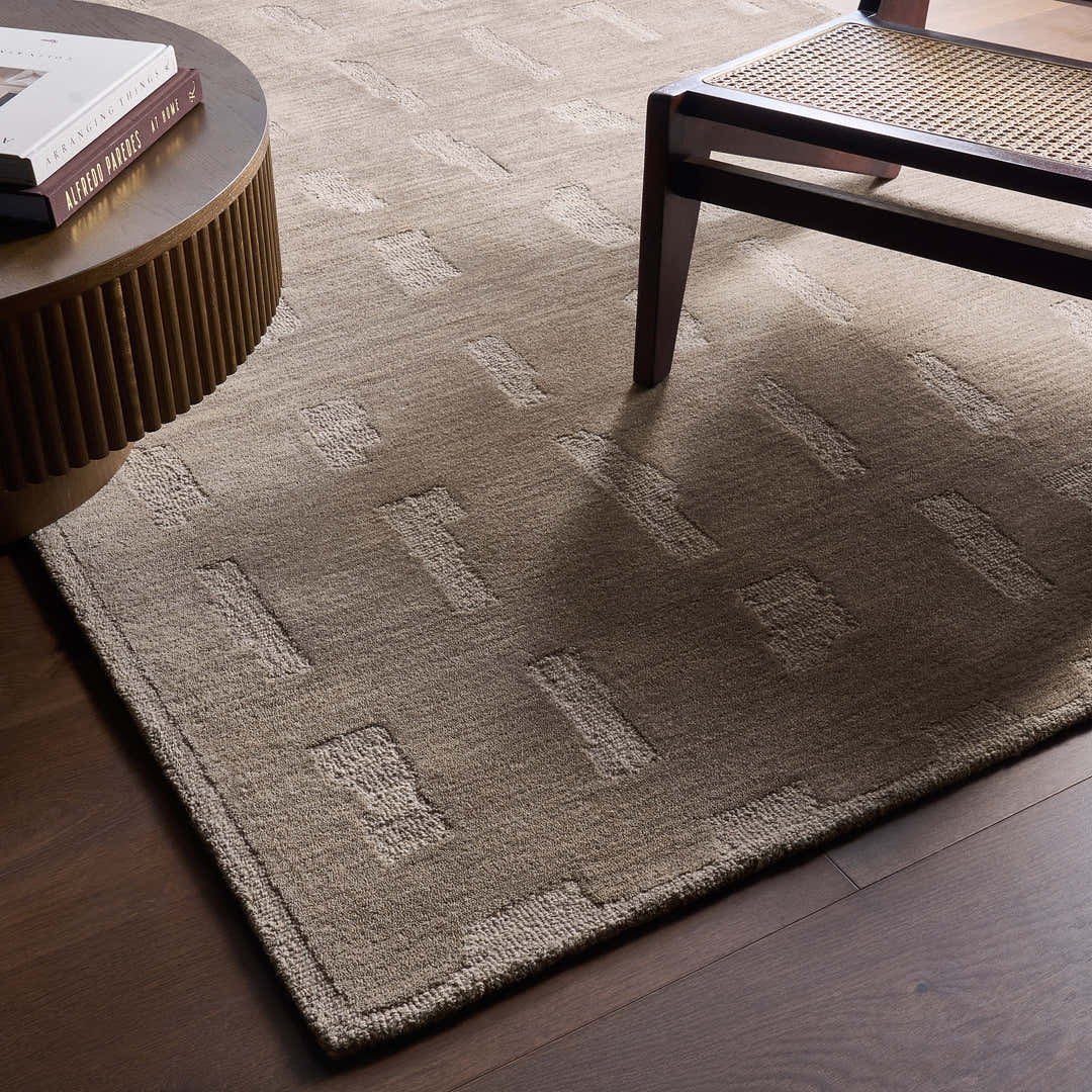 Vinel Modern Abstract Rug | Beige | Rugs USA