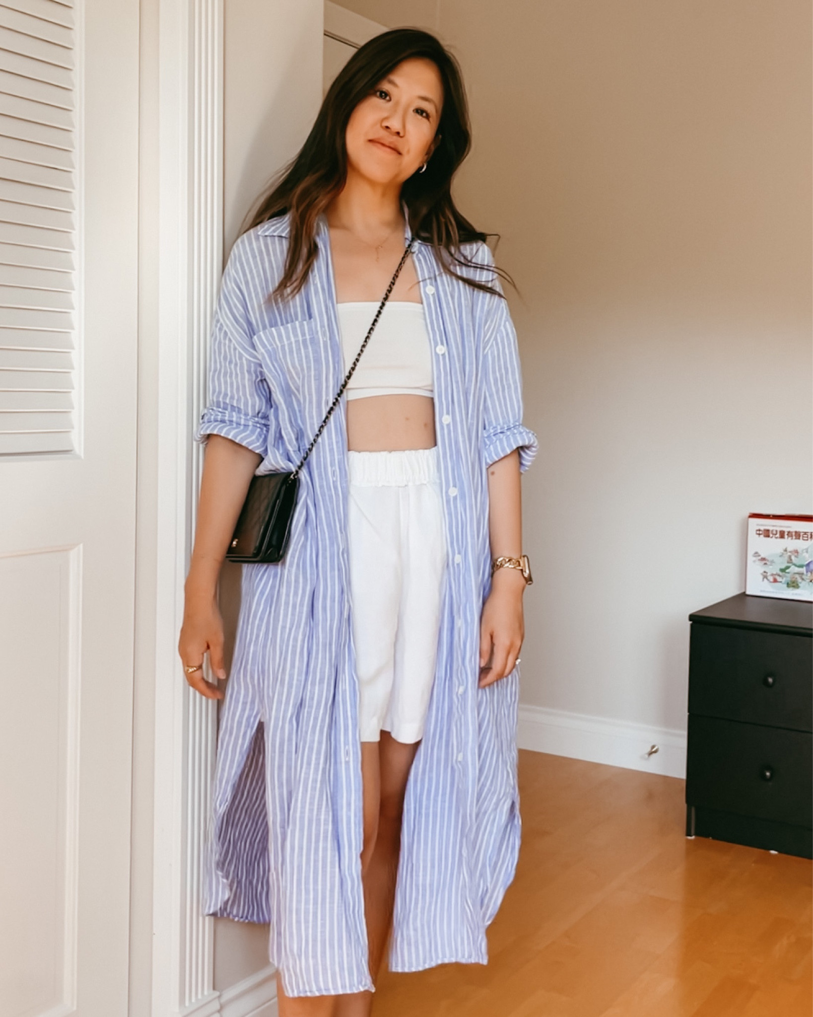 summer styling — linen everything. 

H&M shorts - wearing size M but they do also run a bit big so I rolled them up a bit but would be cute with a belt. 

blue midi length button up [old zara] size XL for super oversized airy fit — which I like to wear as a beach cover up too 

#LTKstyletip #LTKSeasonal