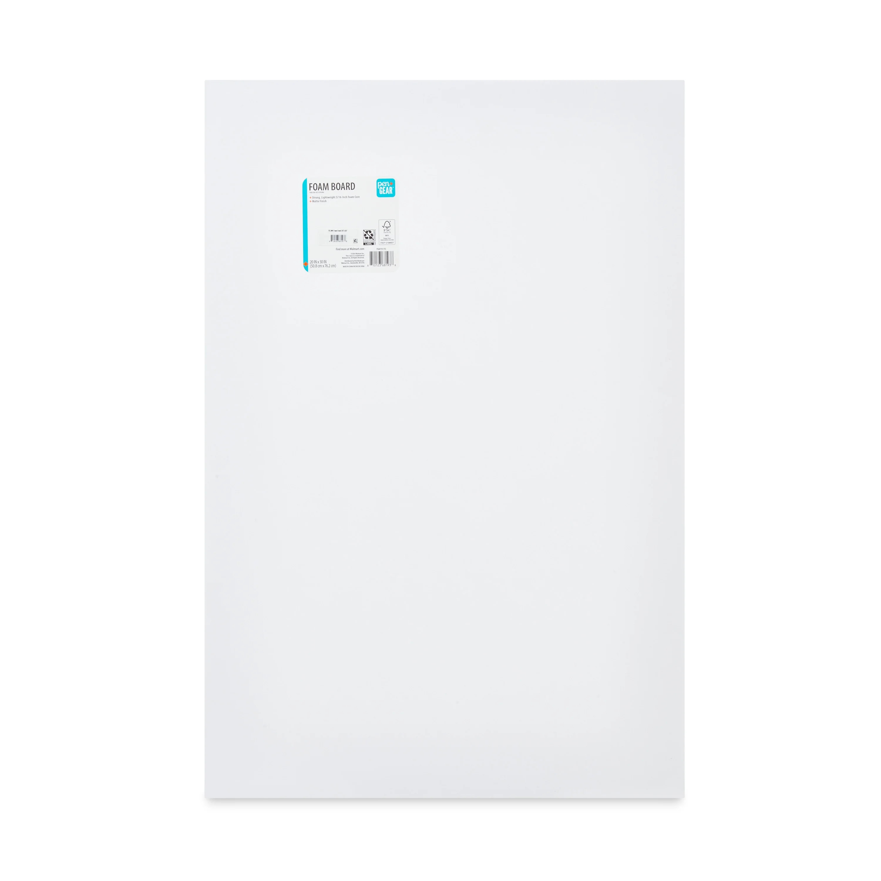 Pen+Gear White Foam Board, 20" x 30" | Walmart (US)