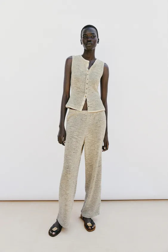 BUTTONED WAISTCOAT TOP | Zara UK