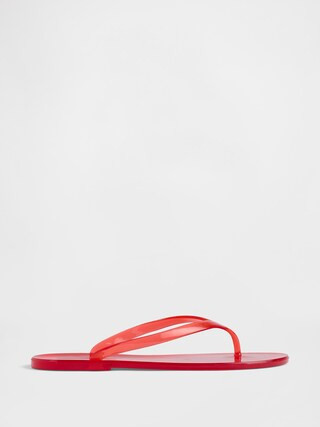 Gap Logo Jelly Flip Flops | Gap Factory | Gap Factory