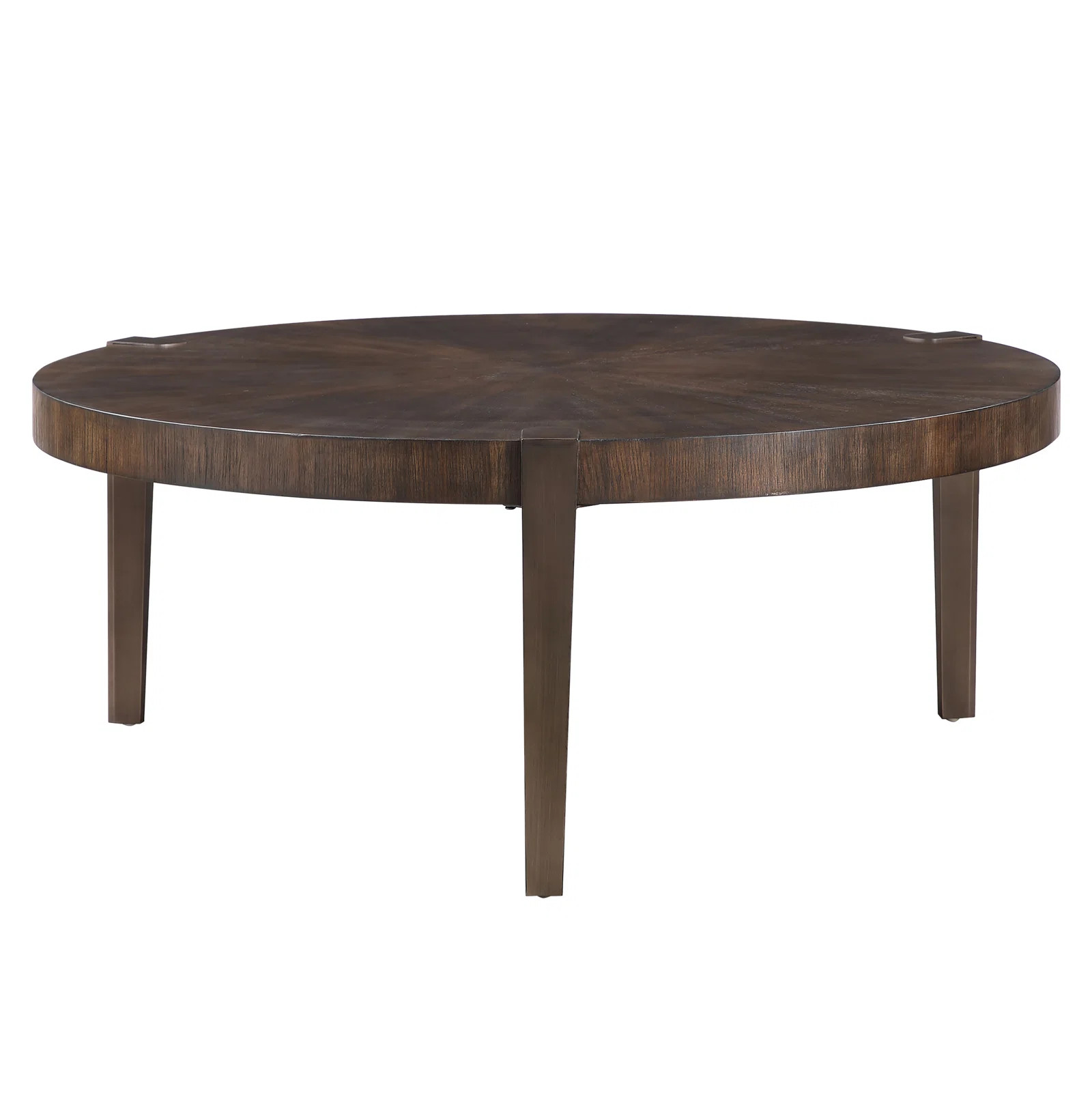 Ebern Designs 48" Round Wood and Iron Coffee Table & Reviews | Wayfair | Wayfair North America