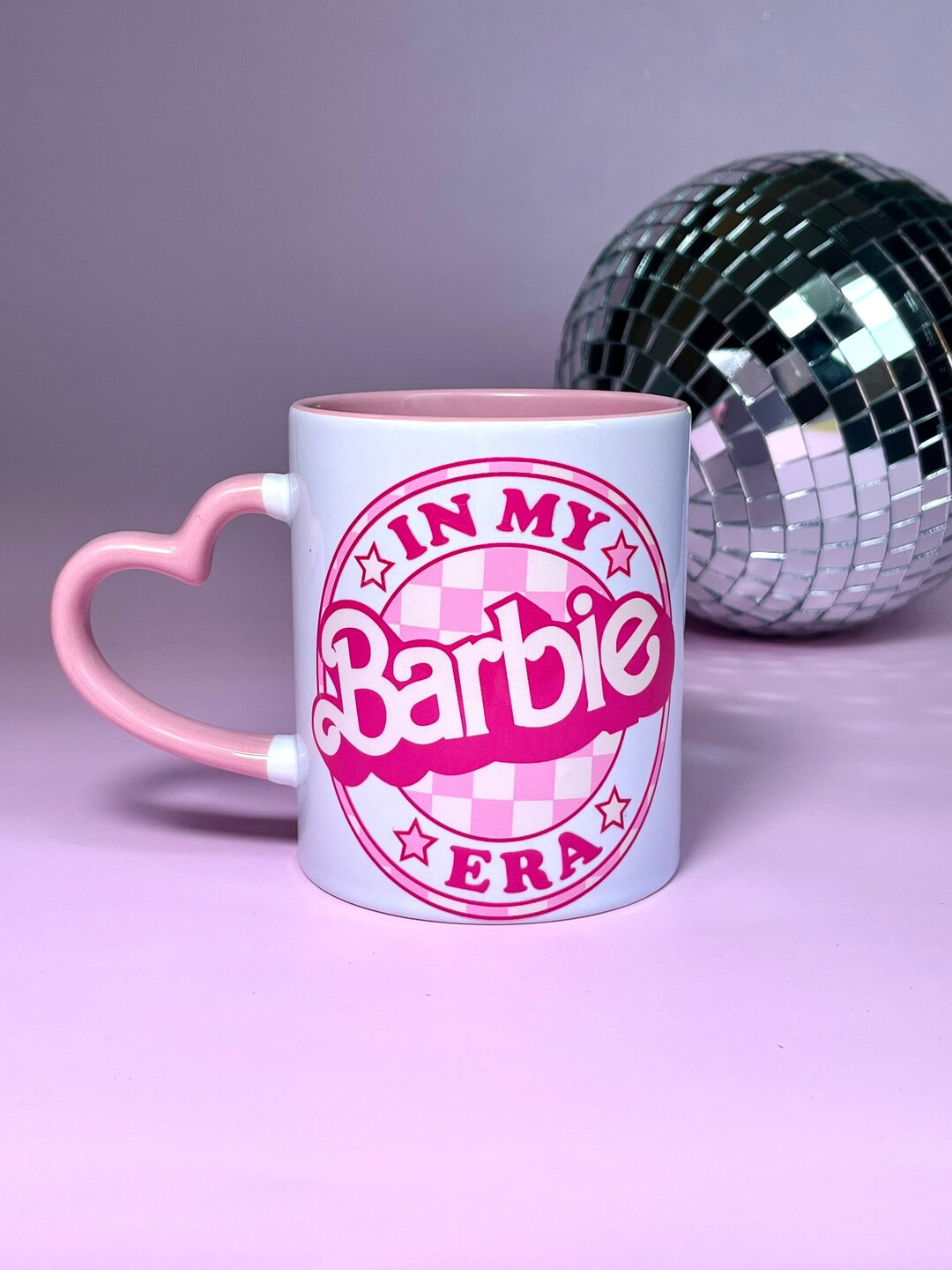 Pink Doll heart handle mug - Kiss mug - Pink Doll coffee mug - Girlie cup - Anniversary Gift - Ch... | Etsy (US)