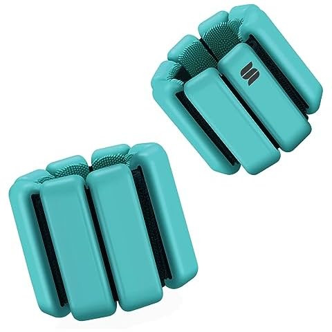 Bala Bangles - Set of 2 (1lb & 2lb Each) | Adjustable Wearable Wrist & Ankle Weights | Yoga, Danc... | Amazon (US)