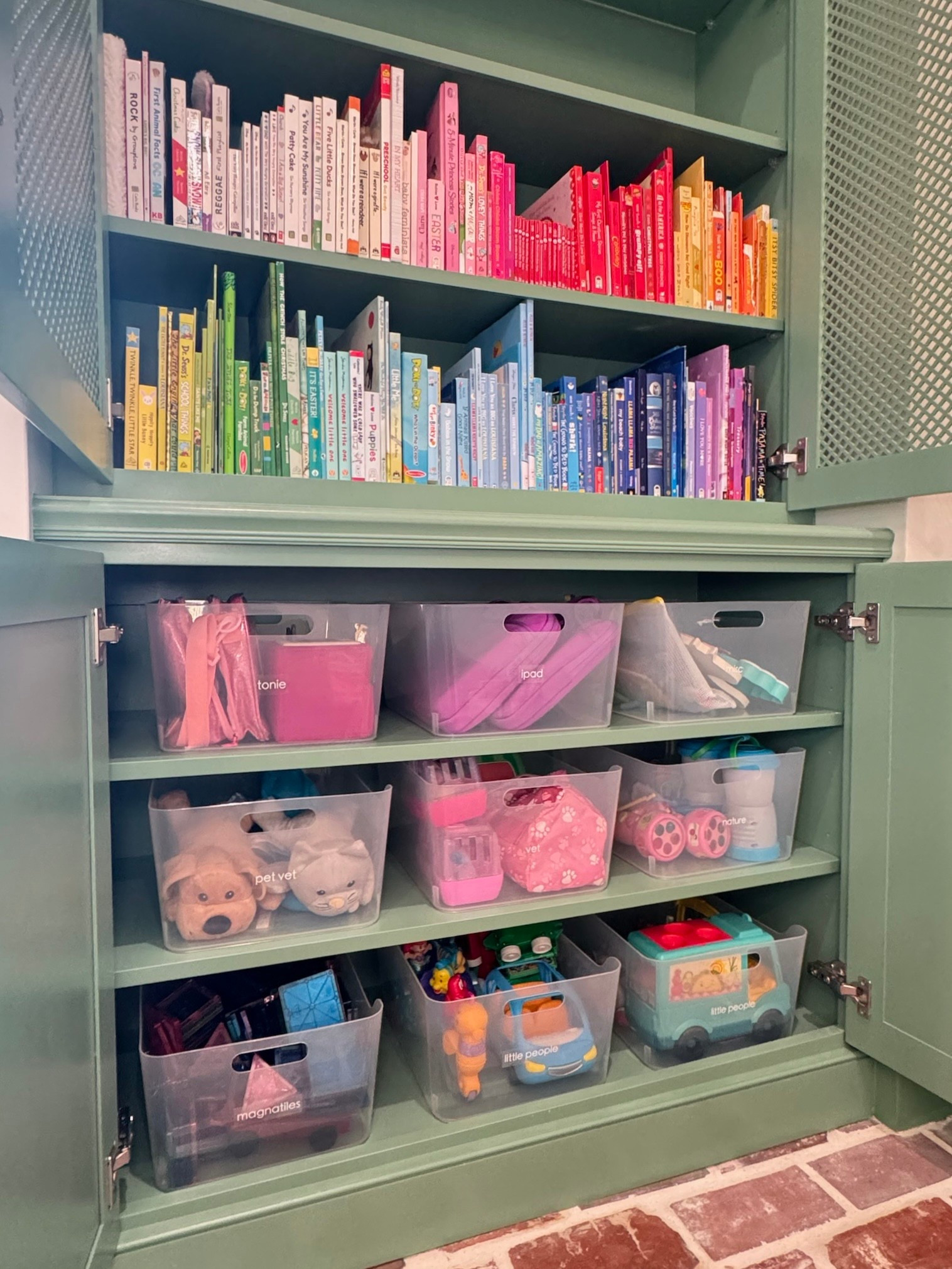If your playroom’s current system is called 'shove it in and shut the door'… We’re here to help! When toys have designated homes, kids play more creatively and clean up with less fuss. We design systems that let them be little without sacrificing your sanity. 
