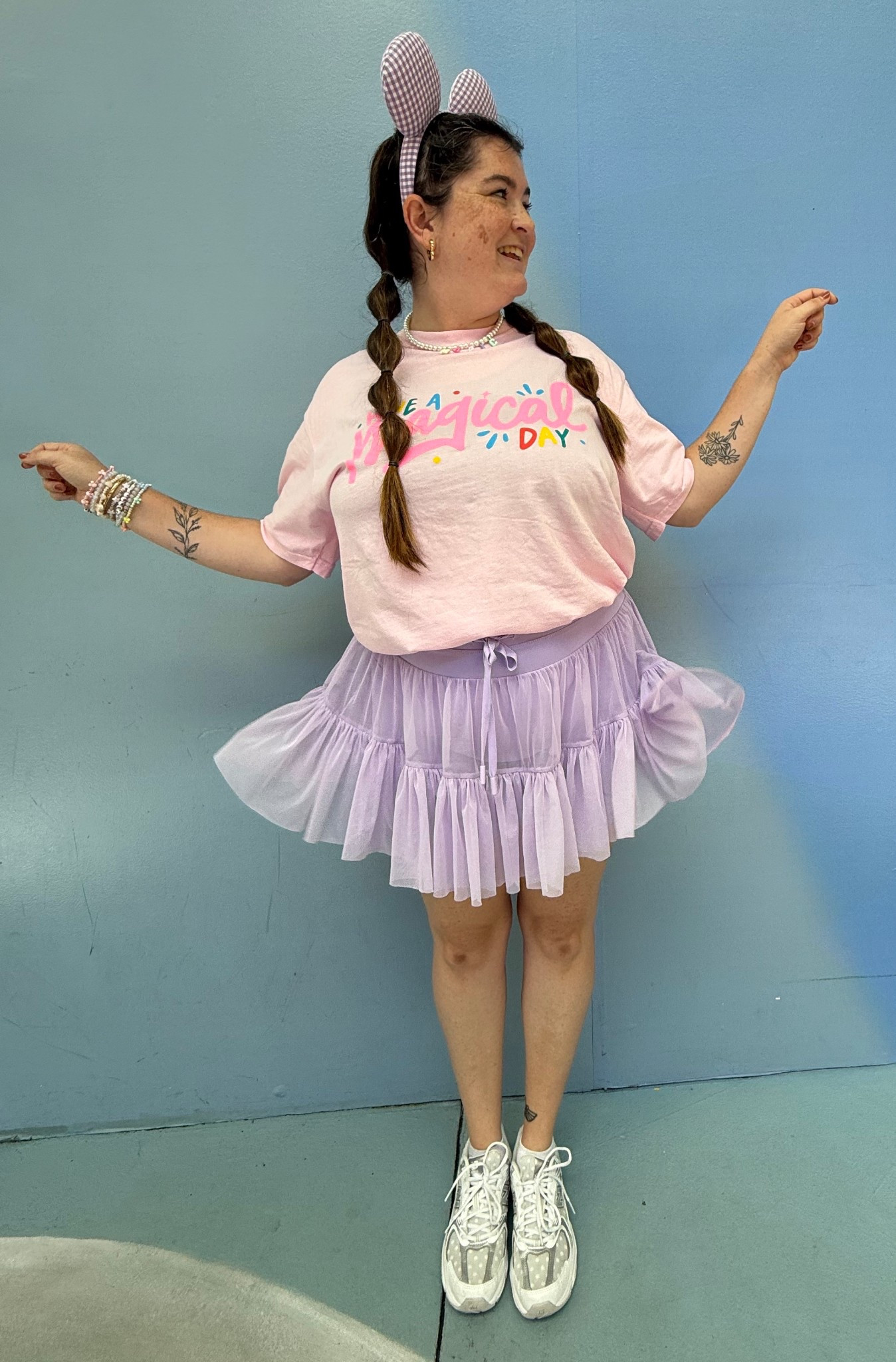 Colorful Disney day inspired outfit 

Shirt from Whimsically Products
Ears from Enchanted Daze 

#LTKTravel #LTKStyleTip #LTKActive