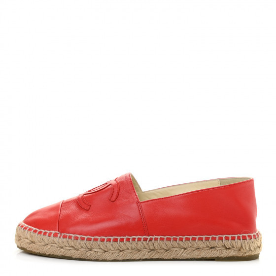 CHANEL

Lambskin CC Espadrilles 40 Red | Fashionphile