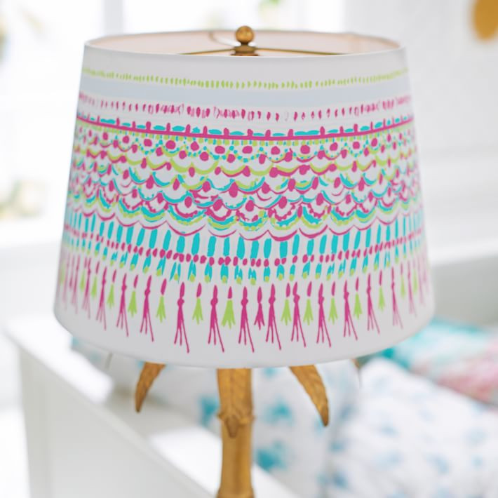 Lilly Pulitzer Polished Palm Table Lamp | Pottery Barn Teen