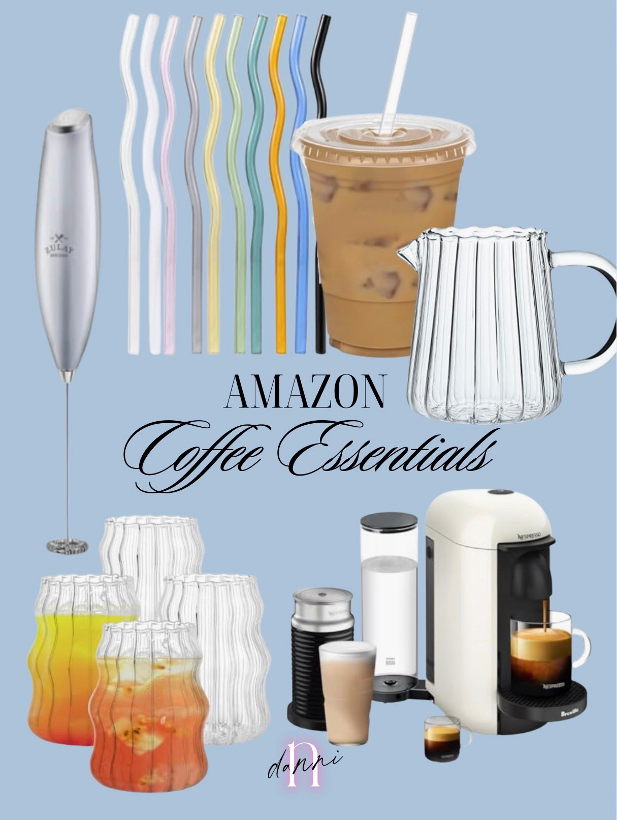 Go-to coffee essentials I use on the daily! All on Amazon!



coffee mug, coffee essentials, Amazon finds, coffee lover, glass cups, straws, Nespesso, milk frother 

 

#LTKmomlife #LTKmorningroutine #LTKHome