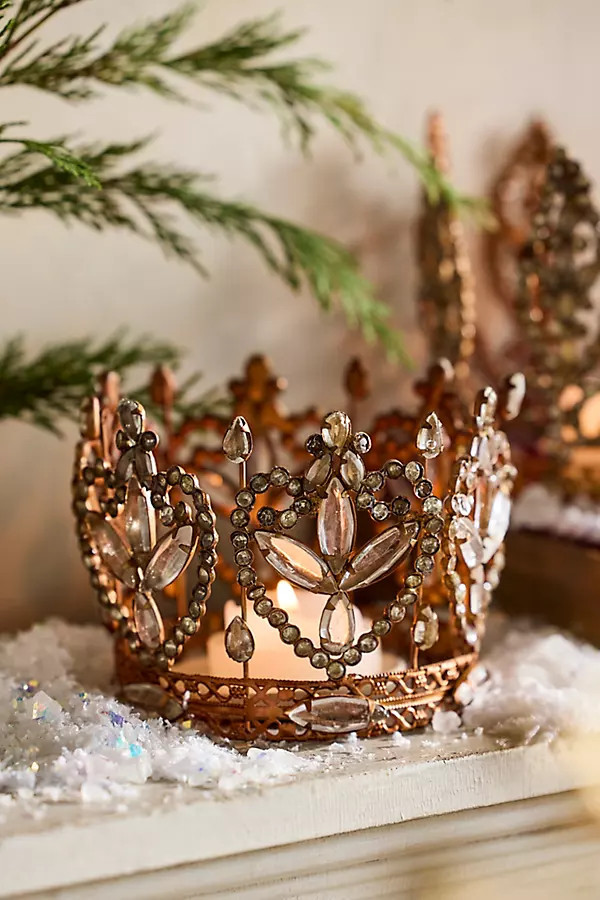Pearl Beaded Crown, Small | Anthropologie (US)