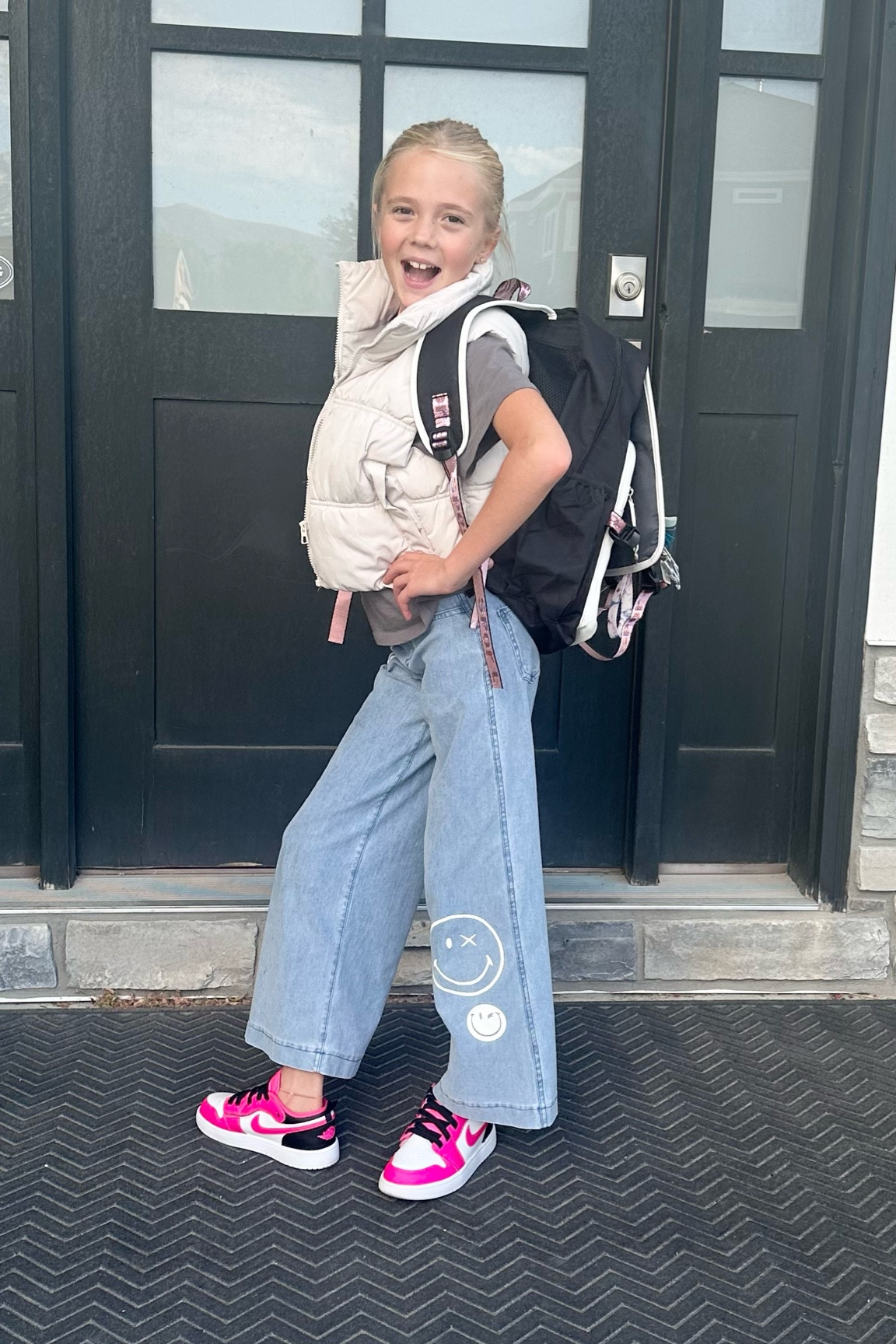 Back to School outfit! 

The vest is a women’s xxs

#LTKBacktoSchool #LTKkids #LTKSeasonal