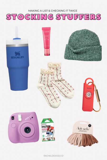 Stocking Stuffer ideas 

Christmas ideas | stocking stuffer gift guide | Stanley | free people | ruffle socks | kitsch | Instax | gift guide | amazon 

#LTKHoliday #LTKCyberWeek #LTKGiftGuide