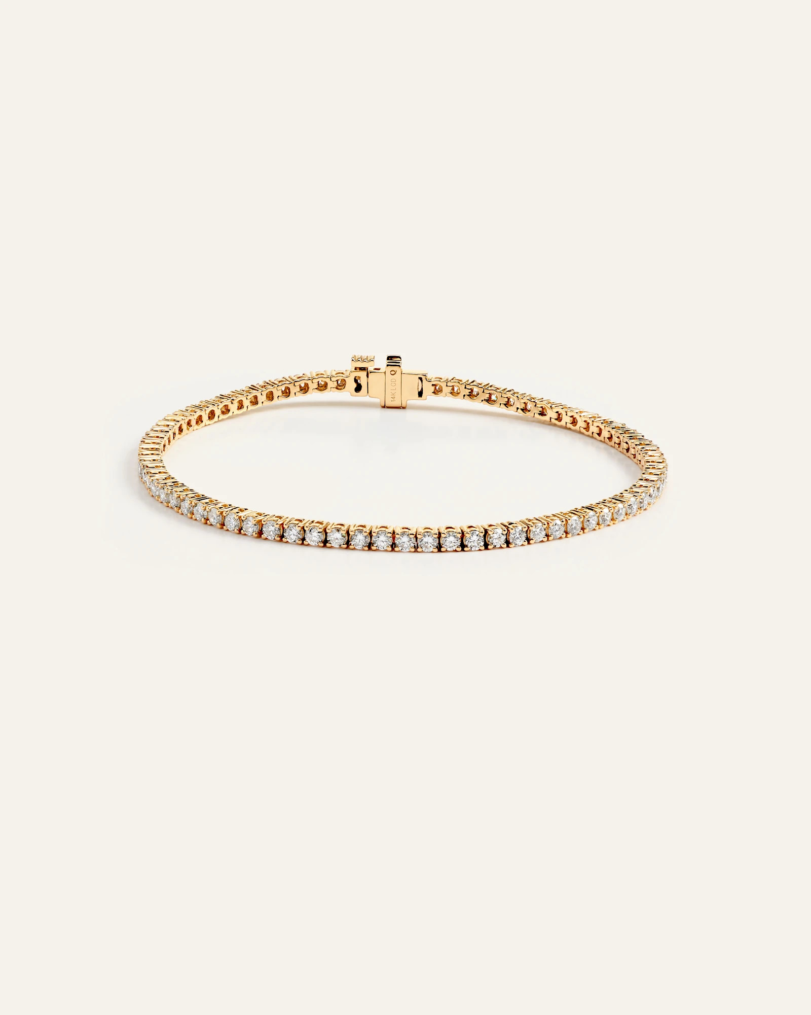 14K Gold Lab Grown Diamond Tennis Bracelet in White Gold | Quince
