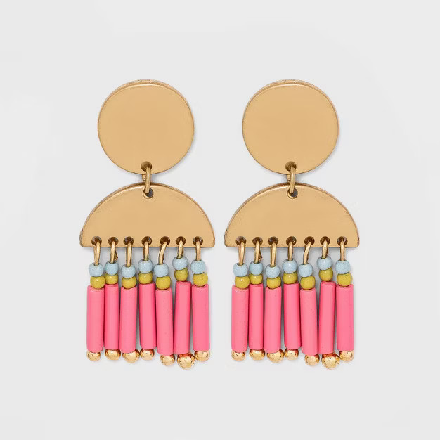 Thread Seed Bead Linear Earrings - Universal Thread™ | Target